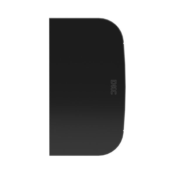 Заглушка 90х50 мм, черная Заглушка 90х50 мм, черная