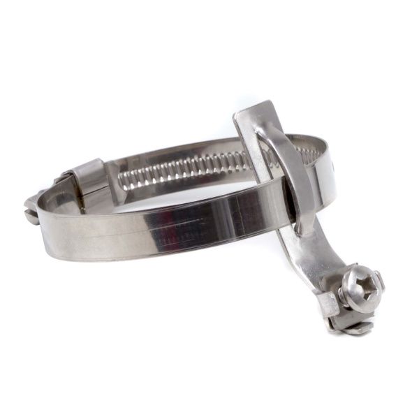 Хомут для заземления металлорукава и жестких труб 50-70 мм, нержавеющая сталь Хомут для заземления металлорукава и жестких труб 50-70 мм, нержавеющая сталь