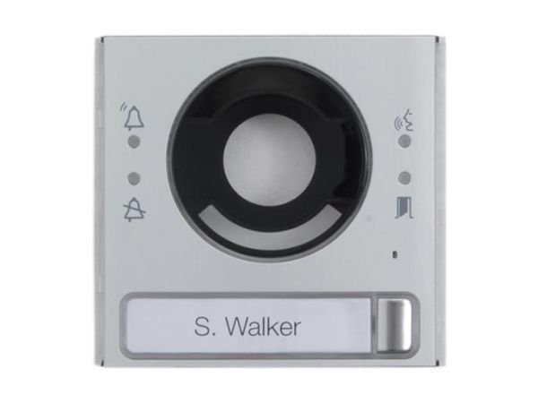 Накладка видеомодуля с 1 кнопкой для вызывной панели MTMFV1P Накладка видеомодуля с 1 кнопкой для вызывной панели MTMFV1P