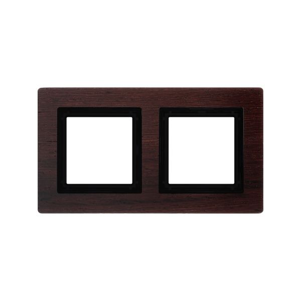 Рамка из натурального дерева 2 поста (4 мод.), Avanti, венге Рамка из натурального дерева 2 поста (4 мод.), Avanti, венге