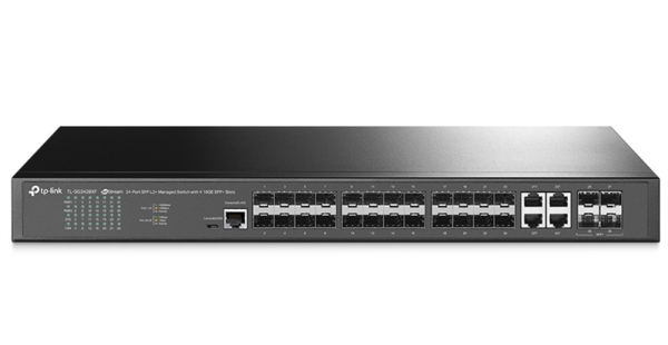 TP-Link SG3428XF, JetStream™ 24-Port SFP L2+ Managed Switch with 4 10GE SFP+ Slots TP-Link SG3428XF, JetStream™ 24-Port SFP L2+ Managed Switch with 4 10GE SFP+ Slots