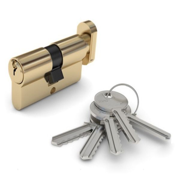 Евроцилиндр с вертушкой dormakaba CBF-1 80 (40x40В) ЛАТУНЬ Евроцилиндр с вертушкой dormakaba CBF-1 80 (40x40В) ЛАТУНЬ