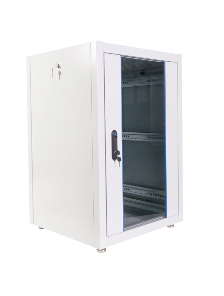 Шкаф телекоммуникационный напольный ЭКОНОМ 18U (600 × 800) дверь стекло, дверь металл Шкаф телекоммуникационный напольный ЭКОНОМ 18U (600 × 800) дверь стекло, дверь металл