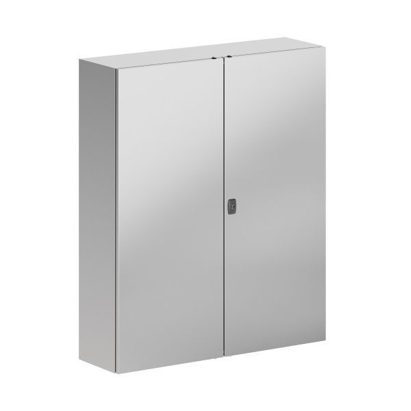 Корпус навесной STH с М/П двухдверный из нержавеющей cтали AISI304 ВxШxГ 1200x1000x300 мм, с фланцем, IP55 Корпус навесной STH с М/П двухдверный из нержавеющей cтали AISI304 ВxШxГ 1200x1000x300 мм, с фланцем, IP55