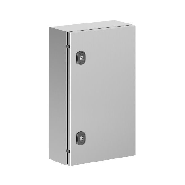 Корпус навесной STH с М/П из нержавеющей cтали AISI316 ВxШxГ 500x300x150 мм, с фланцем, IP66 Корпус навесной STH с М/П из нержавеющей cтали AISI316 ВxШxГ 500x300x150 мм, с фланцем, IP66