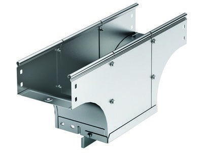 Ответвитель TDS T-образный вертикальный универсальный осн.400 H50 в комплекте с крепежными элементами и соединительными пластинами, необходимыми для монтажа Ответвитель TDS T-образный вертикальный универсальный осн.400 H50 в комплекте с крепежными элементами и соединительными пластинами, необходимыми для монтажа