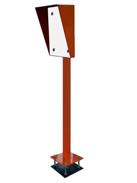Стойка для считывателя Аякс 300х400 мм, оранжевая, базовая, прямая Стойка для считывателя Аякс 300х400 мм, оранжевая, базовая, прямая