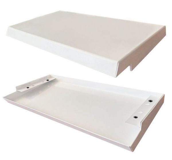 Козырек дождезащитный для шкафов 500х200 "Аякс", белый Козырек дождезащитный для шкафов 500х200 "Аякс", белый