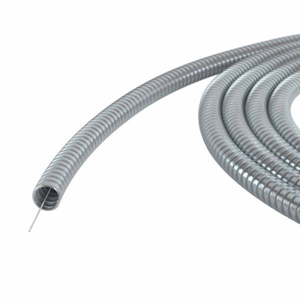 Металлорукав из оцинкованной стали DN 35мм, Dвн 35,0 мм, Dнар 39,5 мм, IP40, с протяжкой, 50м Металлорукав из оцинкованной стали DN 35мм, Dвн 35,0 мм, Dнар 39,5 мм, IP40, с протяжкой, 50м