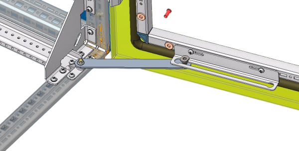 Фиксатор двери для шкафов серии EMS Фиксатор двери для шкафов серии EMS