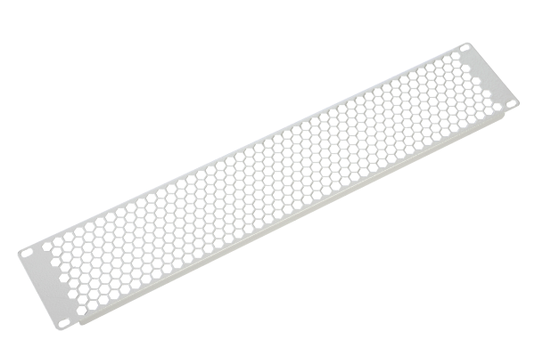 Фальшпанель в шкаф 19" 2U перфорированная Фальшпанель в шкаф 19" 2U перфорированная