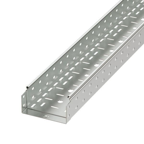 Лоток перфорированный 150х80 L3000 толщ.1,5 мм, горячеоцинкованный Лоток перфорированный 150х80 L3000 толщ.1,5 мм, горячеоцинкованный