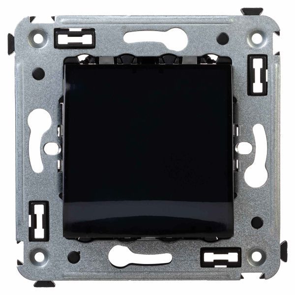 Вывод кабеля из стены, Avanti, черный квадрат Вывод кабеля из стены, Avanti, черный квадрат