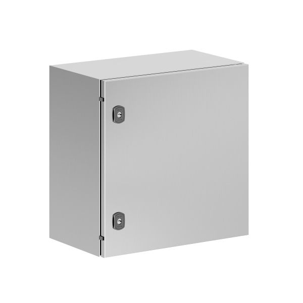 Корпус навесной STH с М/П из нержавеющей cтали AISI304 ВxШxГ 500x500x300 мм, с фланцем, IP66 Корпус навесной STH с М/П из нержавеющей cтали AISI304 ВxШxГ 500x500x300 мм, с фланцем, IP66