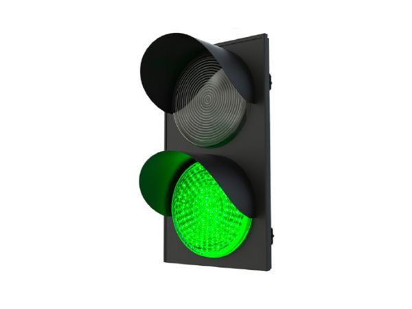 Светофор двухсекционный стандартный со столбом TRFL-200 Светофор двухсекционный стандартный со столбом TRFL-200