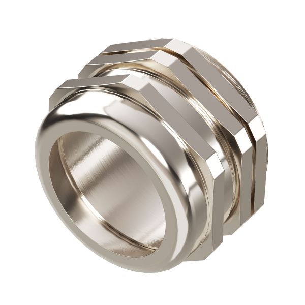 Латунный кабельный ввод М60, IP65, для диаметра кабеля 37-44 мм Латунный кабельный ввод М60, IP65, для диаметра кабеля 37-44 мм