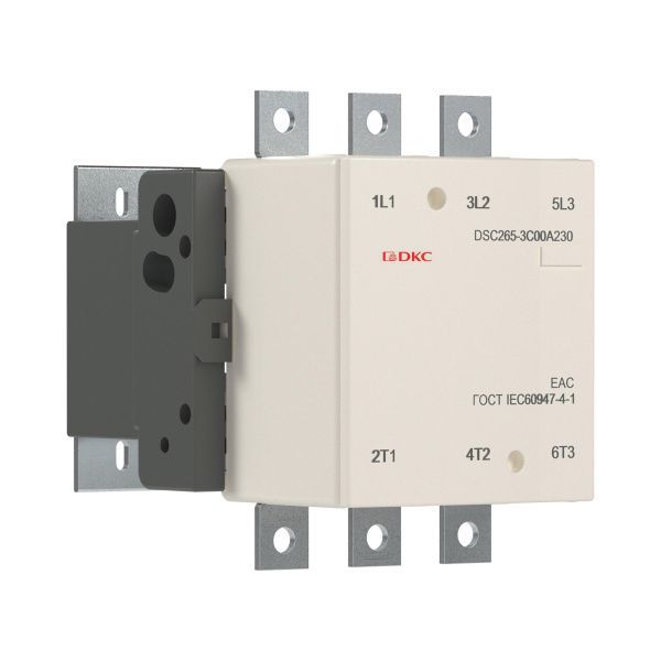 Магнитный контактор DSC265-3C00A230 265А 130кВт (AC3) кат 220В AC Магнитный контактор DSC265-3C00A230 265А 130кВт (AC3) кат 220В AC