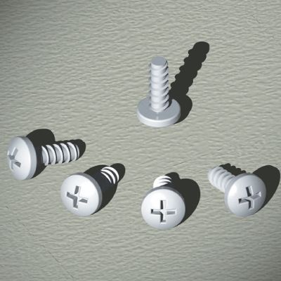 Винты самонарезающие, М4.8x12, 1 упаковка - 50 шт. RAM block Винты самонарезающие, М4.8x12, 1 упаковка - 50 шт. RAM block