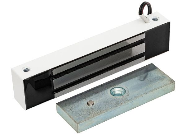 ML-180K с уголком, цвет Белый ("ACCORDTEC", Электромагнитный замок) ML-180K с уголком, цвет Белый ("ACCORDTEC", Электромагнитный замок)