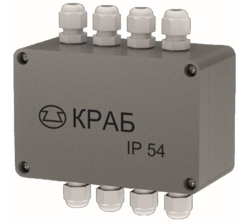 Коробка распределительная "КРАБ"- IP54 (полный комплект кабельных вводов) Коробка распределительная "КРАБ"- IP54 (полный комплект кабельных вводов)