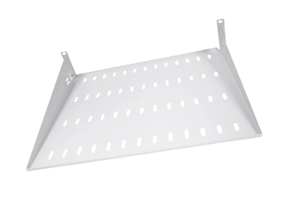 Полка перфорированная консольная 2U, глубина 400 мм Полка перфорированная консольная 2U, глубина 400 мм