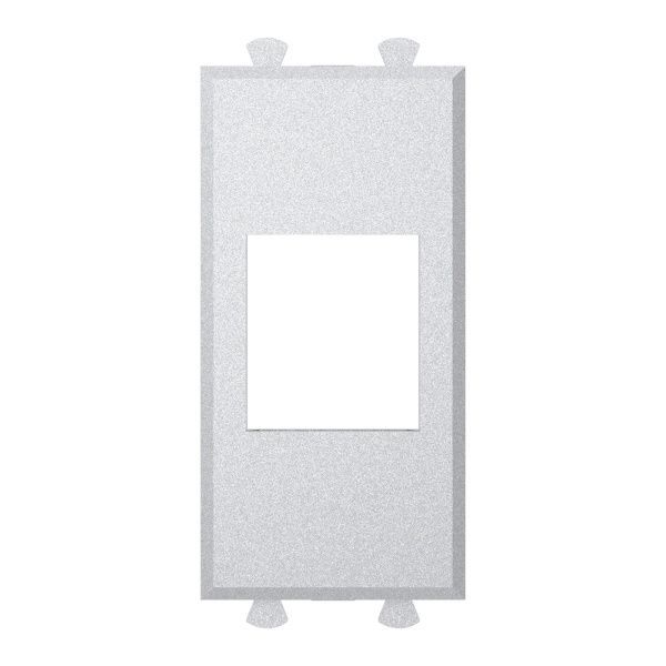 Адаптер без шторки для Keystone, Avanti, закаленная сталь, 1 модуль Адаптер без шторки для Keystone, Avanti, закаленная сталь, 1 модуль