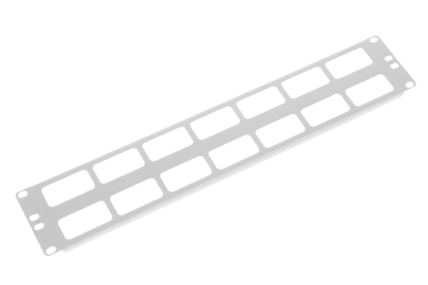 Горизонтальный кабельный органайзер 19" 2U с окнами для кабеля Горизонтальный кабельный органайзер 19" 2U с окнами для кабеля