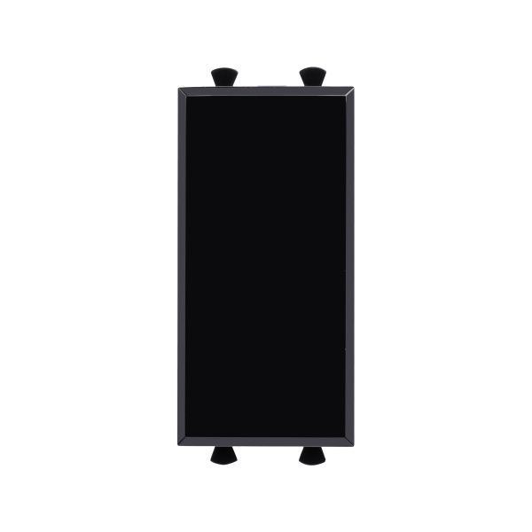 Заглушка модульная, Avanti, черный квадрат, 1 модуль Заглушка модульная, Avanti, черный квадрат, 1 модуль