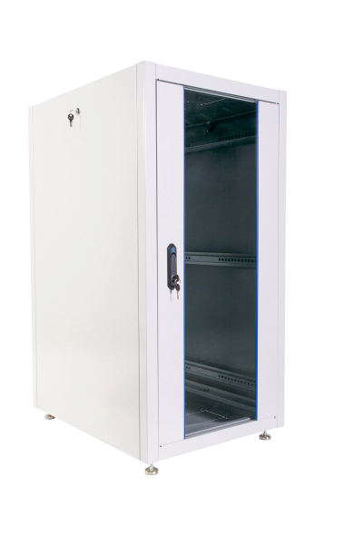 Шкаф телекоммуникационный напольный ЭКОНОМ 24U (600 × 600) дверь стекло, дверь металл Шкаф телекоммуникационный напольный ЭКОНОМ 24U (600 × 600) дверь стекло, дверь металл