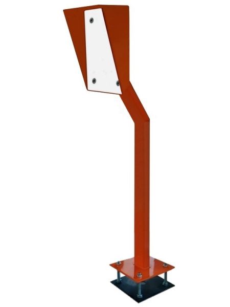 Стойка для считывателя Аякс 300х400 мм, оранжевая, базовая, наклонная Стойка для считывателя Аякс 300х400 мм, оранжевая, базовая, наклонная