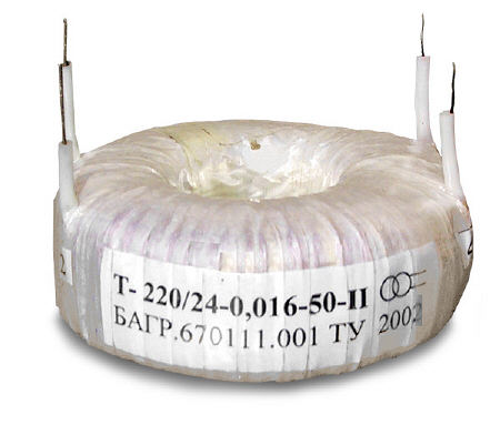 Тороидальный трансформатор ОСМ Т 220/Uвт-0,016-50 Тороидальный трансформатор ОСМ Т 220/Uвт-0,016-50