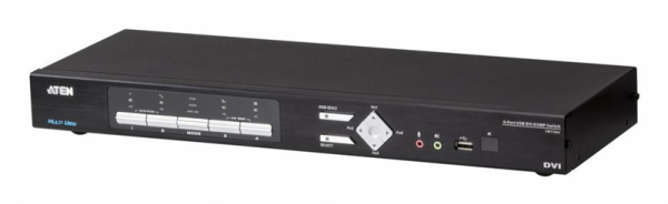 4-Port USB DVI Multi-View KVM-оборудованиеP Switch 4-Port USB DVI Multi-View KVM-оборудованиеP Switch