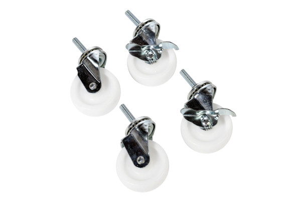 Комплект роликов 3" × 1" для стоек СТК и шкафов ШТК-Эконом, 4 шт., с тормозом 2 шт. Комплект роликов 3" × 1" для стоек СТК и шкафов ШТК-Эконом, 4 шт., с тормозом 2 шт.