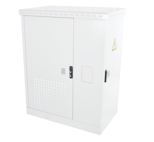 Шкаф всепогодный напольный укомплектованный 12U (Ш1000 × Г600) с эл. отсеком, комплектация Т1-IP55 Шкаф всепогодный напольный укомплектованный 12U (Ш1000 × Г600) с эл. отсеком, комплектация Т1-IP55