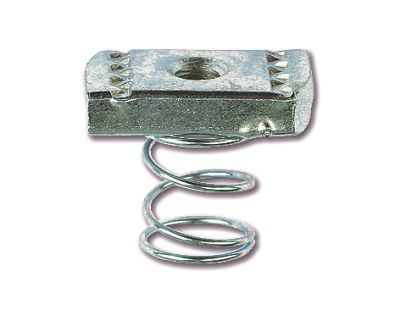 Гайка для подвешивания профиля (с пружиной) М8х40 Гайка для подвешивания профиля (с пружиной) М8х40