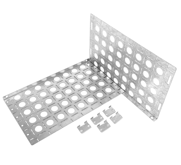 Комплект боковых монтажных панелей 19" (В400 × Г300) с уголками для крепления оборудования Комплект боковых монтажных панелей 19" (В400 × Г300) с уголками для крепления оборудования