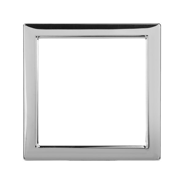 Декоративная вставка для металлических рамок 1 пост (2 мод.), Avanti, хром Декоративная вставка для металлических рамок 1 пост (2 мод.), Avanti, хром