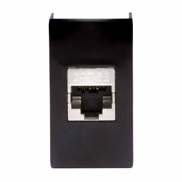 Розетка RJ-45 кат5E,экр,Viva,1 мод.,черн Розетка RJ-45 кат5E,экр,Viva,1 мод.,черн