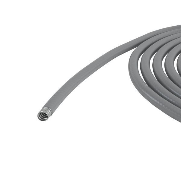 Металлорукав DN 20мм в гладкой EVA изоляции, Dвн 20,5 мм, Dнар 27,0, 50 м, цвет серый Металлорукав DN 20мм в гладкой EVA изоляции, Dвн 20,5 мм, Dнар 27,0, 50 м, цвет серый