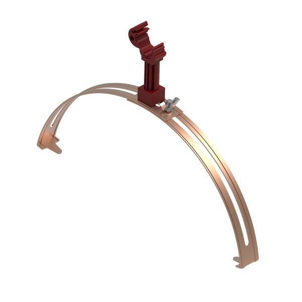 Коньковый регулируемый зажим с пластиковым держателем, медь Коньковый регулируемый зажим с пластиковым держателем, медь