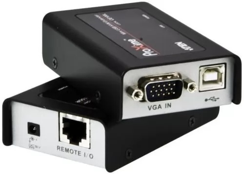USB VGA Cat 5 Mini KVM-оборудование Extender (1280 x 1024@100m) (CE100-A7-G) USB VGA Cat 5 Mini KVM-оборудование Extender (1280 x 1024@100m) (CE100-A7-G)