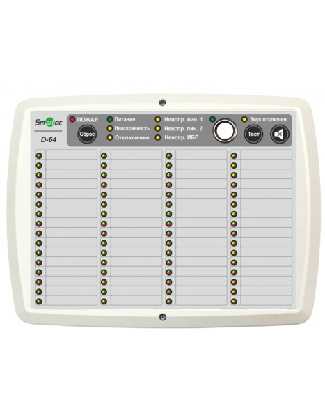 Блок индикации D-64 Исп. D-64 Блок индикации D-64 Исп. D-64