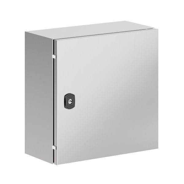 Корпус навесной STH с М/П из нержавеющей cтали AISI316 ВxШxГ 400x400x200 мм, с фланцем, IP66 Корпус навесной STH с М/П из нержавеющей cтали AISI316 ВxШxГ 400x400x200 мм, с фланцем, IP66