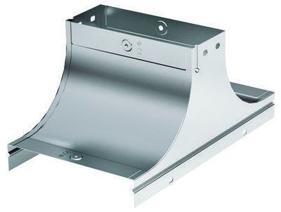 Крышка-ответвитель TS осн.300 H50 в комплекте с крепежными элементами и соединительными пластинами, необходимыми для монтажа, горячеоцинкованная Крышка-ответвитель TS осн.300 H50 в комплекте с крепежными элементами и соединительными пластинами, необходимыми для монтажа, горячеоцинкованная