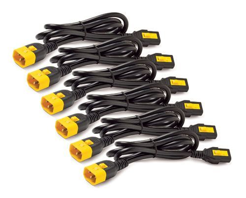 Power Cord Kit (6 ps), Locking, IEC 320 C13 to IEC 320 C14, 10A, 208/230V, 1,8m (repl. AP8706S) Power Cord Kit (6 ps), Locking, IEC 320 C13 to IEC 320 C14, 10A, 208/230V, 1,8m (repl. AP8706S)