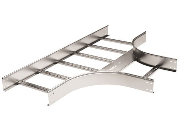 Т-ответвитель 50х300, R900, в комплекте с крепежными элементами и соединительными пластинами, необходимыми для монтажа, цинк-ламельный Т-ответвитель 50х300, R900, в комплекте с крепежными элементами и соединительными пластинами, необходимыми для монтажа, цинк-ламельный