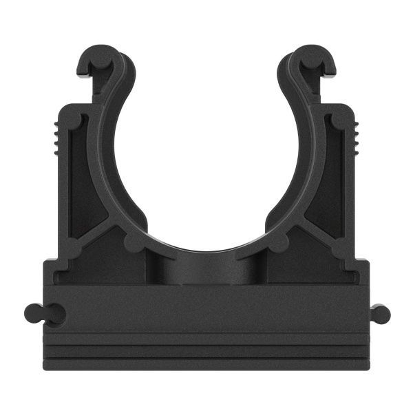 Держатель DN 23 мм, полиамид, цвет черный Держатель DN 23 мм, полиамид, цвет черный