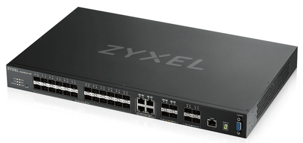 L3 Core коммутатор Zyxel XGS4600-32F, rack 19", 24xSFP, 4xCombo (SFP/RJ-45), 4xSFP+, стекируемый (до 4), 2 блока питания в комплекте L3 Core коммутатор Zyxel XGS4600-32F, rack 19", 24xSFP, 4xCombo (SFP/RJ-45), 4xSFP+, стекируемый (до 4), 2 блока питания в комплекте