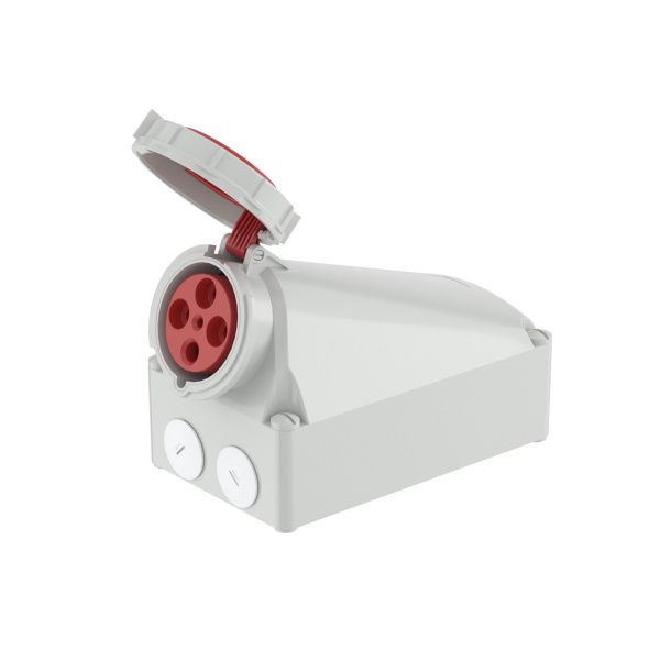 Розетка настенная WS IP67 125A 3P+E 400В Розетка настенная WS IP67 125A 3P+E 400В