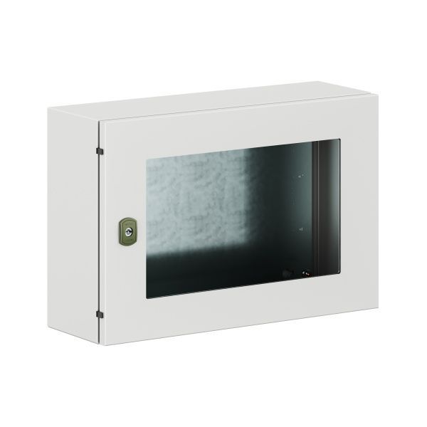 Корпус навесной уличный ST Outdoor с М/П с прозрачной дверью ВxШxГ 400x600x200 мм, IP66 Корпус навесной уличный ST Outdoor с М/П с прозрачной дверью ВxШxГ 400x600x200 мм, IP66